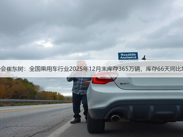 乘联分会崔东树：全国乘用车行业2025年12月末库存365万辆，库存66天同比增20天(图1)