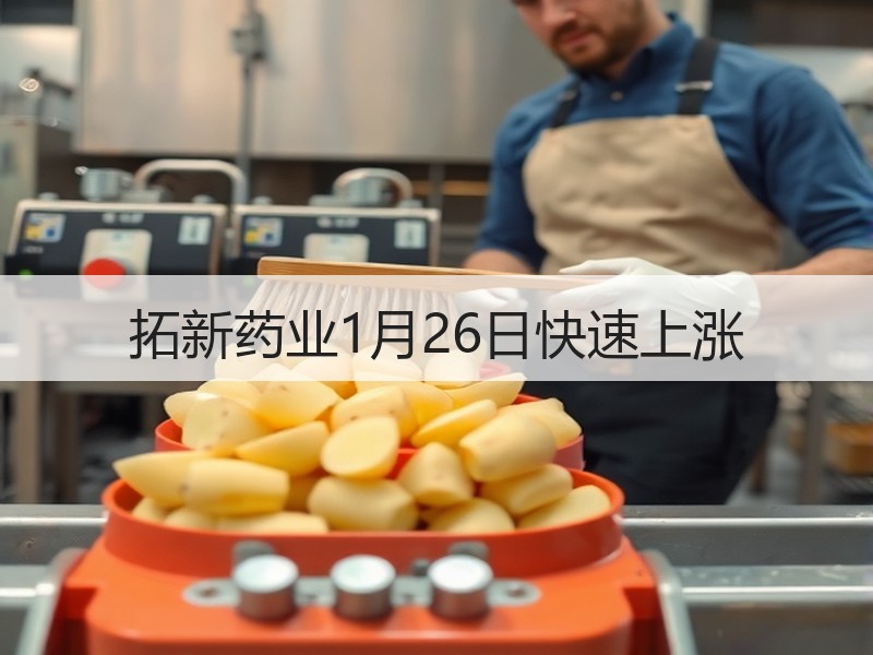 拓新药业1月26日快速上涨