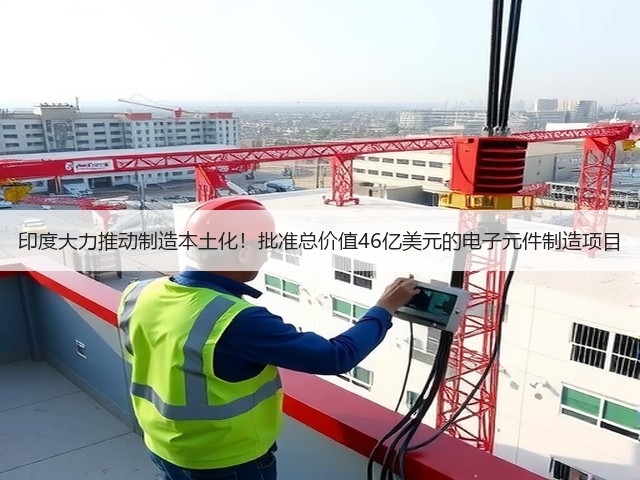 印度大力推动制造本土化！批准总价值46亿美元的电子元件制造项目(图1)