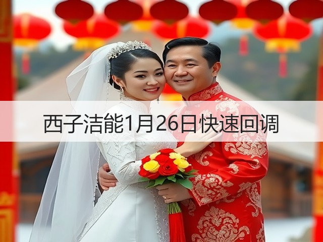 西子洁能1月26日快速回调(图1)