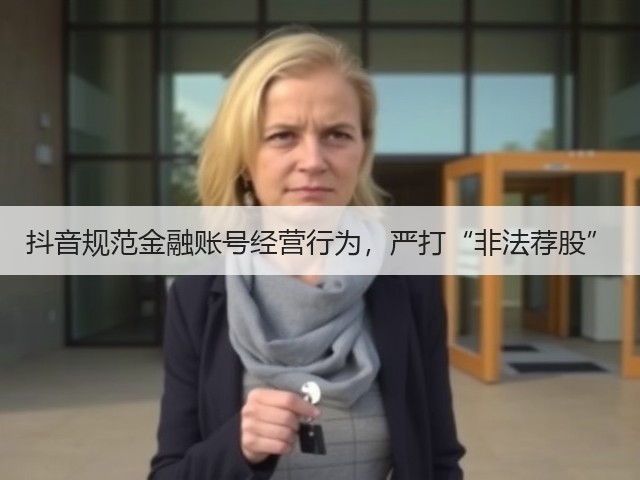 抖音规范金融账号经营行为,严打“非法荐股”(图2) 抖音规范金融账号经营行为,严打“非法荐股”(图2)