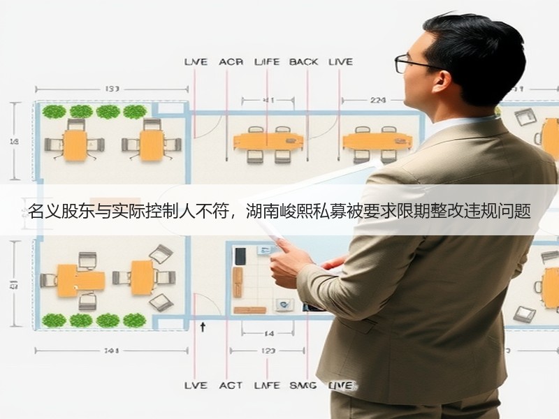 名义股东与实际控制人不符，湖南峻熙私募被要求限期整改违规问题