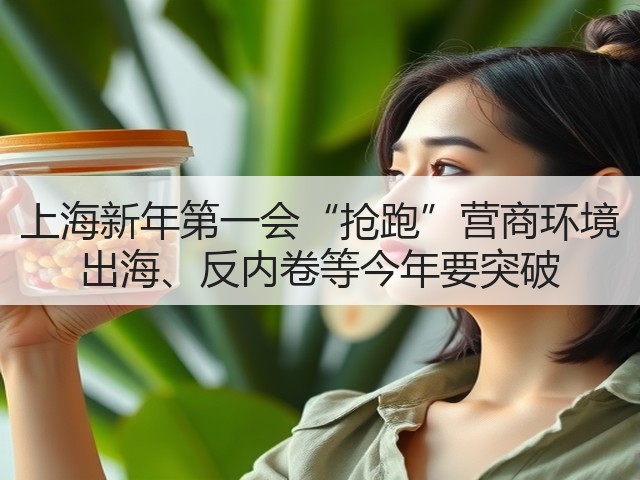 上海新年第一会“抢跑”营商环境 出海、反内卷等今年要突破(图1)