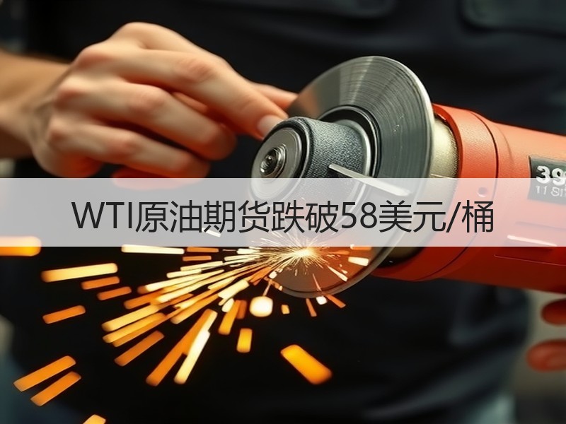 WTI原油期货跌破58美元/桶