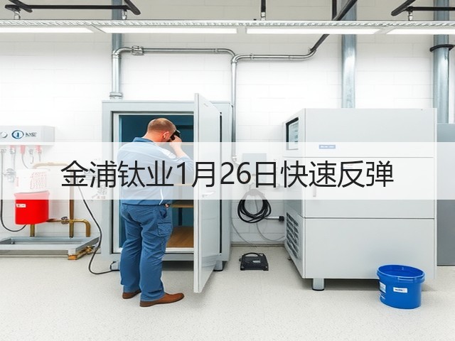 金浦钛业1月26日快速反弹(图1)
