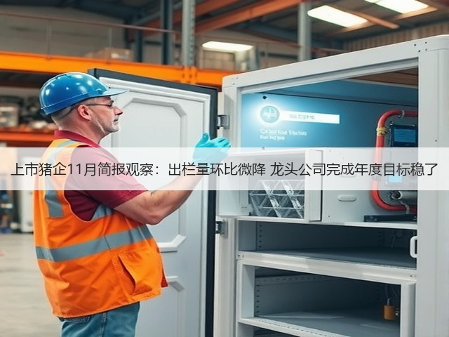 上市猪企11月简报观察：出栏量环比微降 龙头公司完成年度目标稳了(图1)