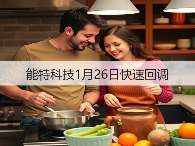 能特科技1月26日快速回调(图3) 能特科技1月26日快速回调(图3)