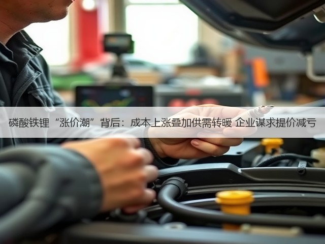磷酸铁锂“涨价潮”背后:成本上涨叠加供需转暖 企业谋求提价减亏(图2) 磷酸铁锂“涨价潮”背后:成本上涨叠加供需转暖 企业谋求提价减亏(图2)