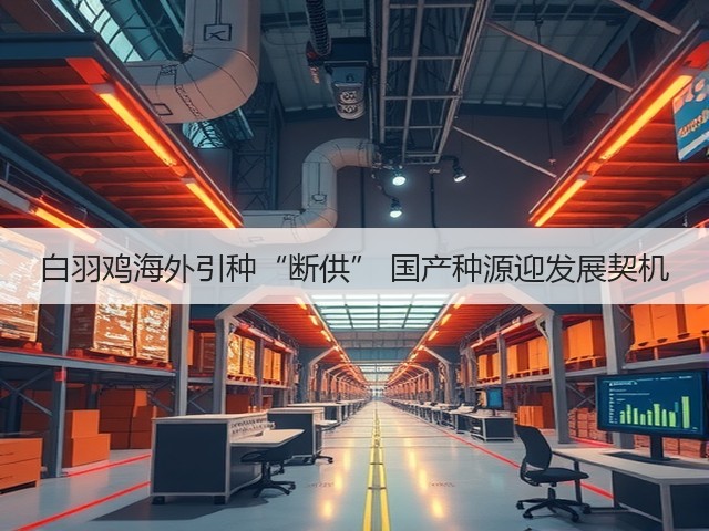 白羽鸡海外引种“断供” 国产种源迎发展契机(图3)