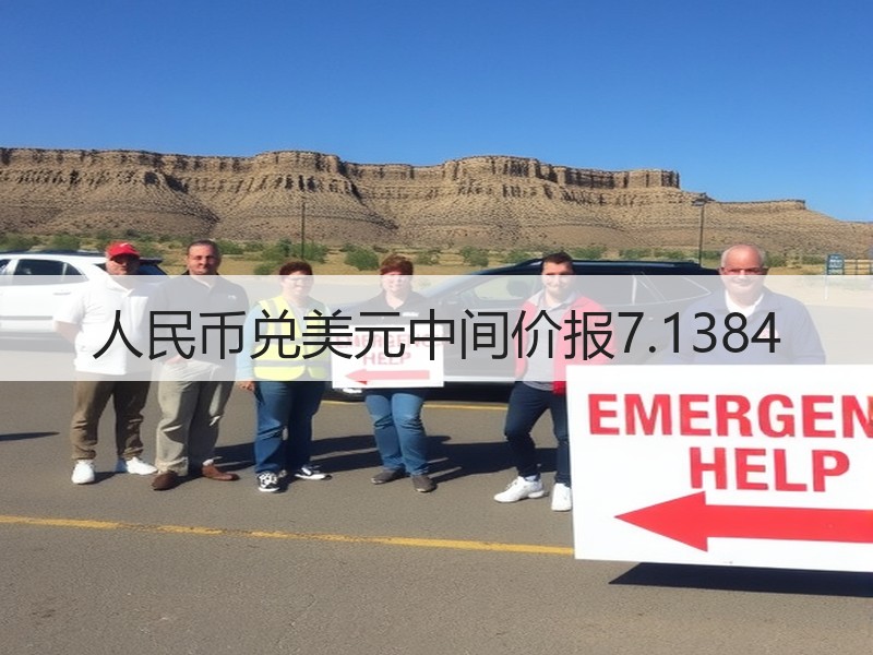 人民币兑美元中间价报7.1384