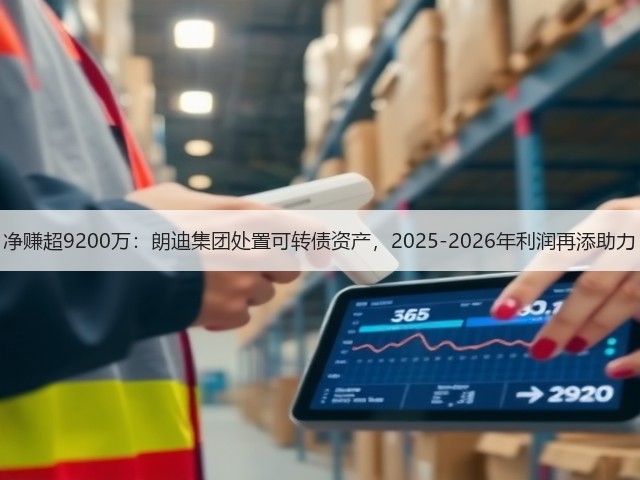 净赚超9200万:朗迪集团处置可转债资产,2025-2026年利润再添助力(图1) 净赚超9200万:朗迪集团处置可转债资产,2025-2026年利润再添助力(图1)