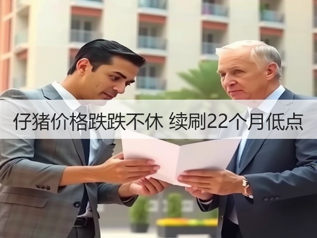 仔猪价格跌跌不休 续刷22个月低点(图1) 仔猪价格跌跌不休 续刷22个月低点(图1)