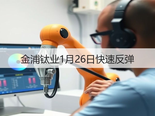 金浦钛业1月26日快速反弹(图3)