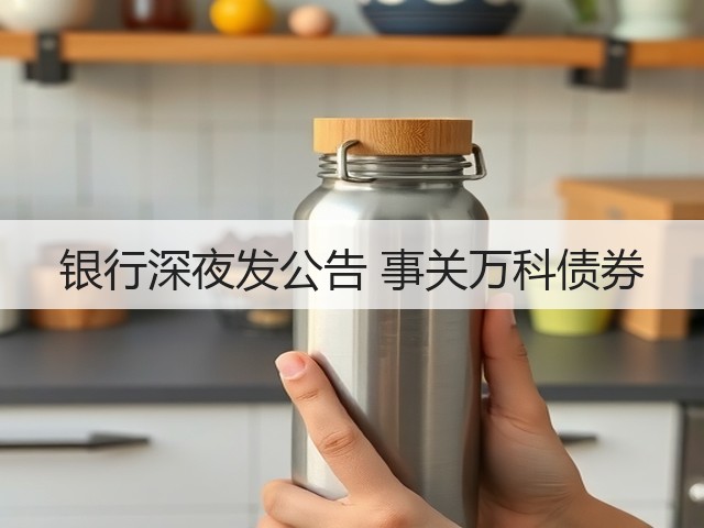 银行深夜发公告 事关万科债券(图3)