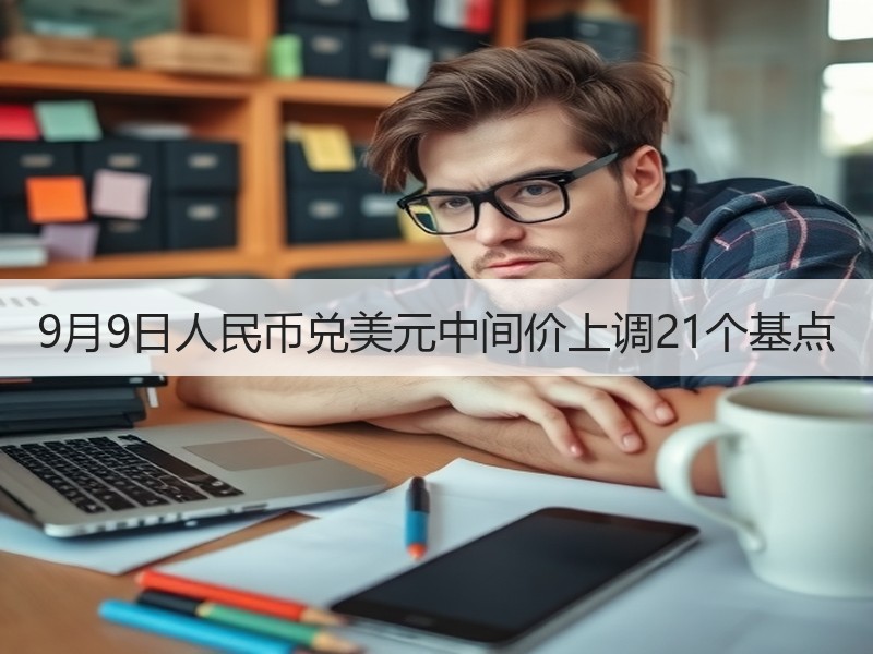 9月9日人民币兑美元中间价上调21个基点