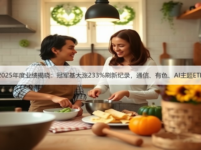 基金2025年度业绩揭晓：冠军基大涨233%刷新纪录，通信、有色、AI主题ETF领跑(图1)