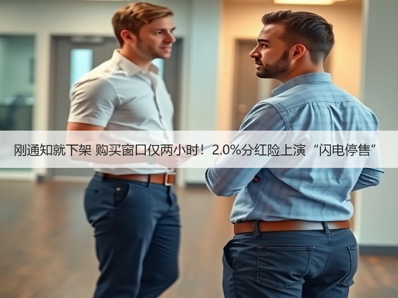 刚通知就下架 购买窗口仅两小时！2.0%分红险上演“闪电停售”