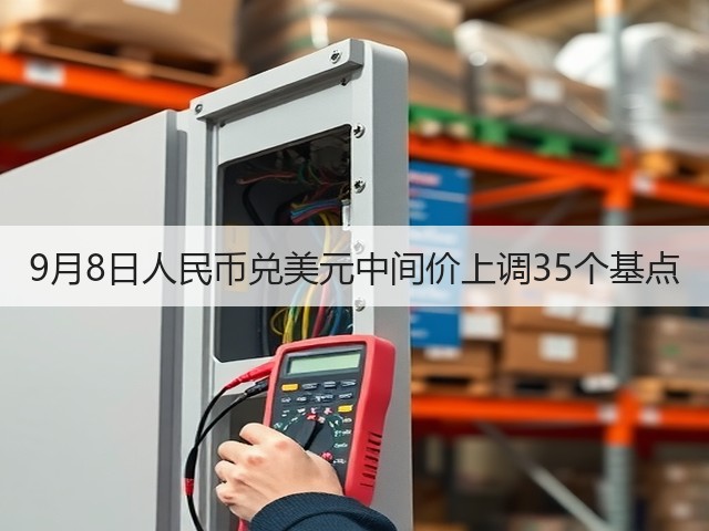 9月8日人民币兑美元中间价上调35个基点(图3) 9月8日人民币兑美元中间价上调35个基点(图3)
