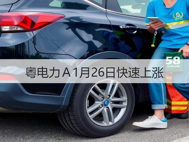 粤电力Ａ1月26日快速上涨(图1)