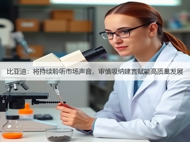 比亚迪：将持续聆听市场声音，审慎吸纳建言赋能高质量发展(图3)