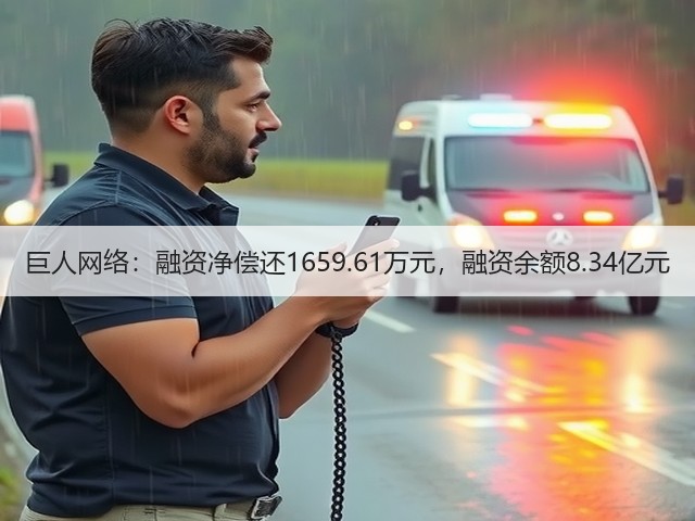 巨人网络:融资净偿还1659.61万元,融资余额8.34亿元(图2) 巨人网络:融资净偿还1659.61万元,融资余额8.34亿元(图2)