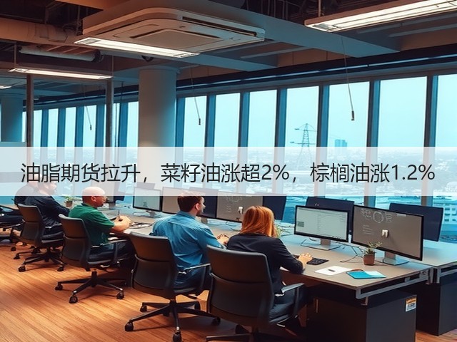 油脂期货拉升，菜籽油涨超2%，棕榈油涨1.2%(图1)