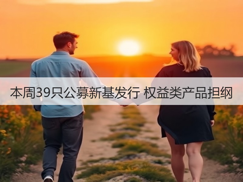 本周39只公募新基发行 权益类产品担纲
