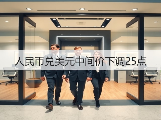 人民币兑美元中间价下调25点(图3)