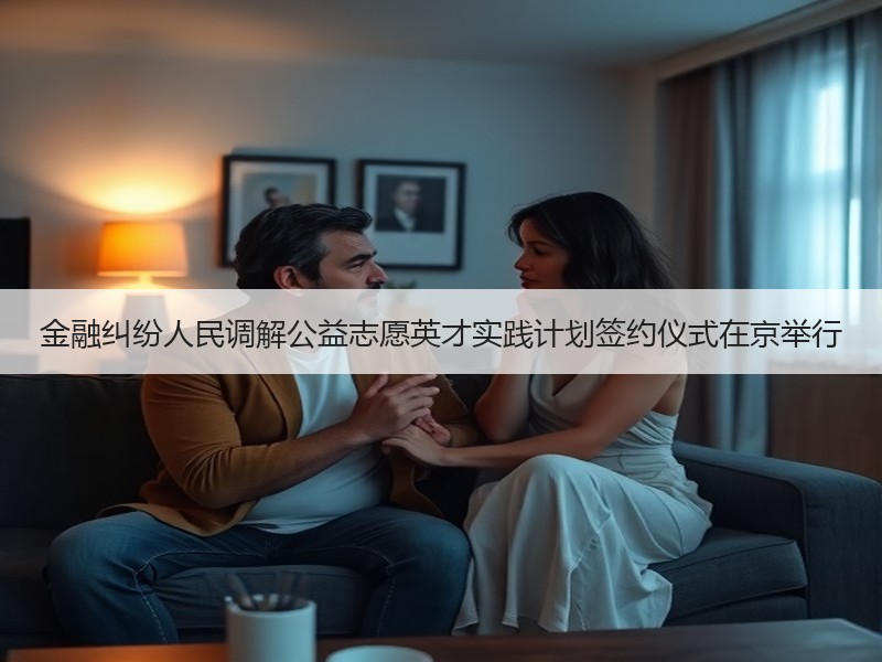 金融纠纷人民调解公益志愿英才实践计划签约仪式在京举行