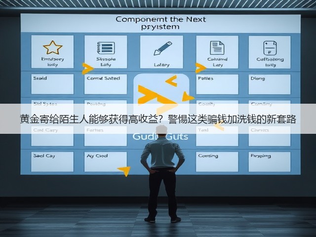 黄金寄给陌生人能够获得高收益?警惕这类骗钱加洗钱的新套路(图1) 黄金寄给陌生人能够获得高收益?警惕这类骗钱加洗钱的新套路(图1)