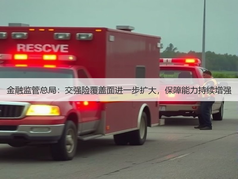 金融监管总局：交强险覆盖面进一步扩大，保障能力持续增强