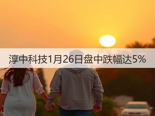 淳中科技1月26日盘中跌幅达5%(图2) 淳中科技1月26日盘中跌幅达5%(图2)