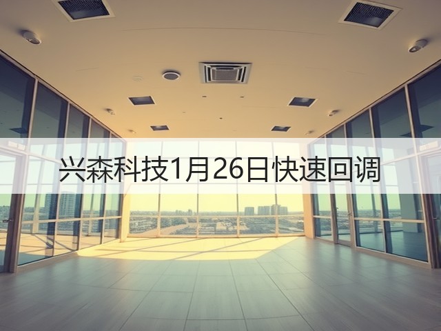兴森科技1月26日快速回调(图2) 兴森科技1月26日快速回调(图2)