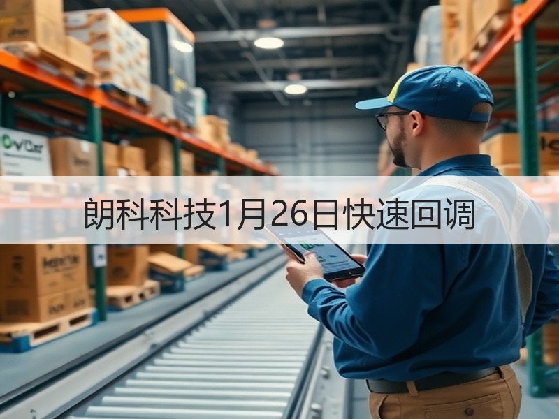 朗科科技1月26日快速回调