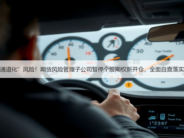 防范业务“通道化”风险！期货风险管理子公司暂停个股期权新开仓，全面自查落实适当性管理(图2)
