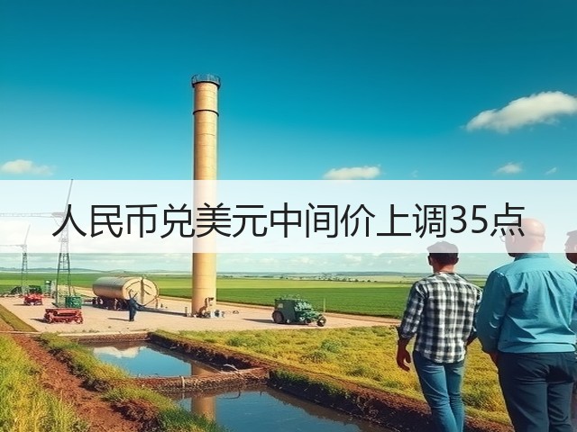 人民币兑美元中间价上调35点(图1)