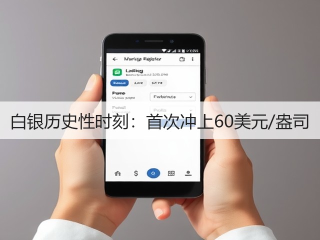 白银历史性时刻：首次冲上60美元/盎司(图3)
