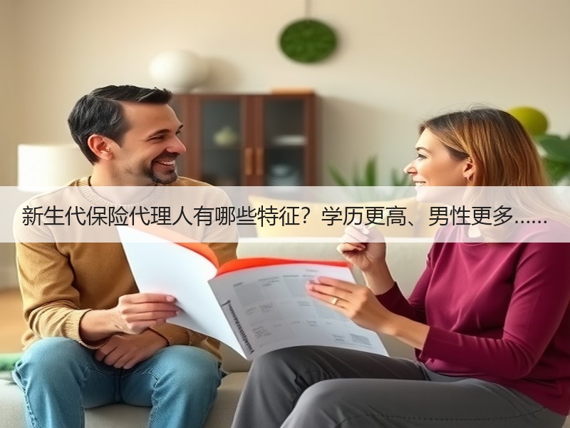 新生代保险代理人有哪些特征？学历更高、男性更多……