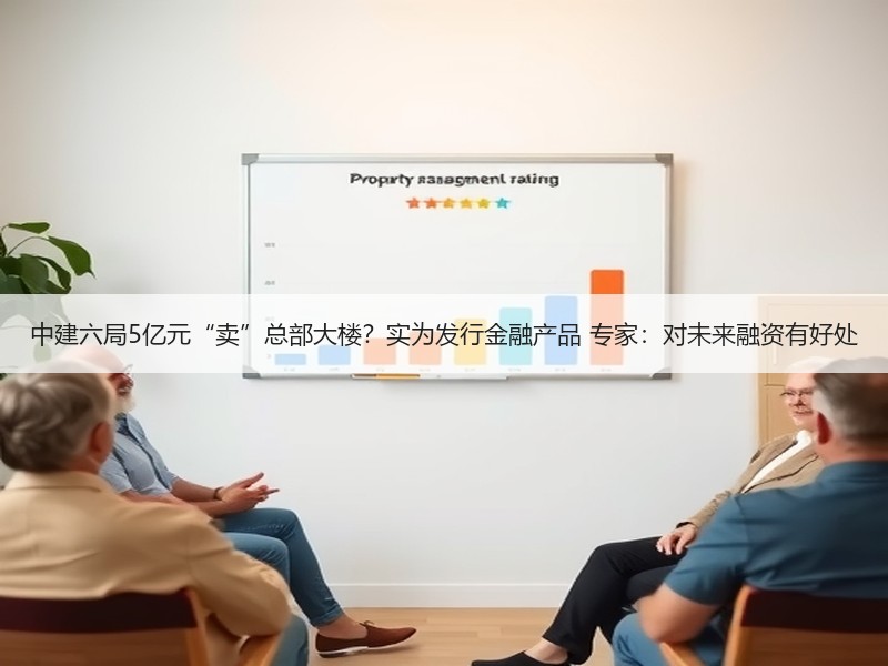 中建六局5亿元“卖”总部大楼？实为发行金融产品 专家：对未来融资有好处