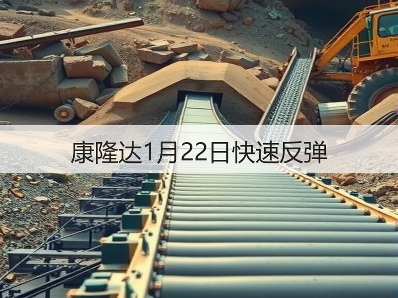 康隆达1月22日快速反弹