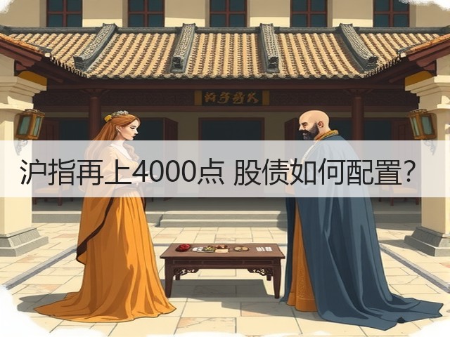 沪指再上4000点 股债如何配置?(图3) 沪指再上4000点 股债如何配置?(图3)