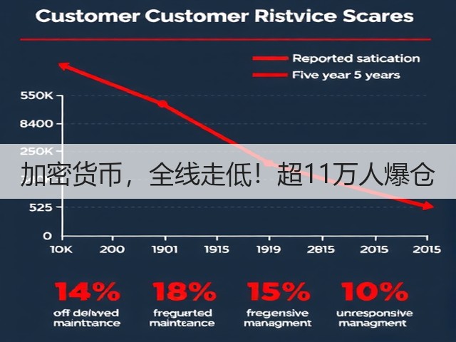 加密货币，全线走低！超11万人爆仓(图1)