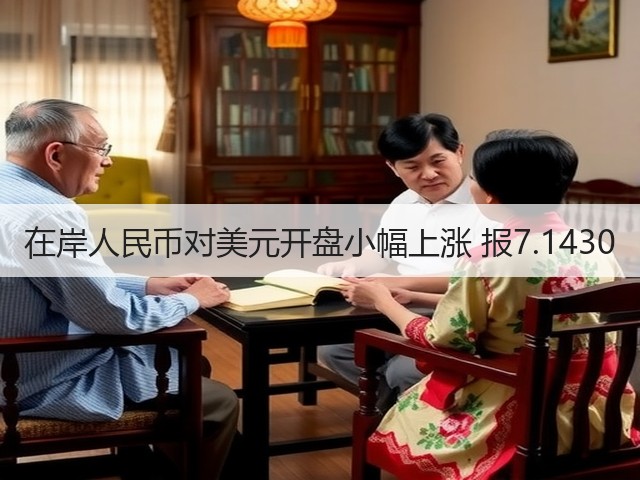 在岸人民币对美元开盘小幅上涨 报7.1430(图3) 在岸人民币对美元开盘小幅上涨 报7.1430(图3)