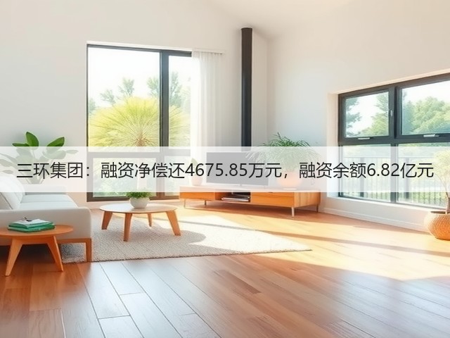 三环集团:融资净偿还4675.85万元,融资余额6.82亿元(图3) 三环集团:融资净偿还4675.85万元,融资余额6.82亿元(图3)