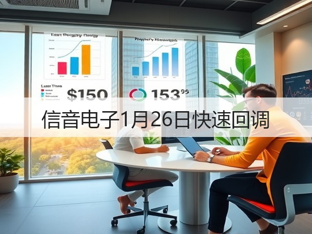 信音电子1月26日快速回调(图3) 信音电子1月26日快速回调(图3)