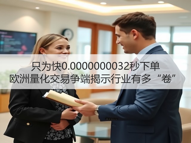 只为快0.0000000032秒下单 欧洲量化交易争端揭示行业有多“卷”(图3) 只为快0.0000000032秒下单 欧洲量化交易争端揭示行业有多“卷”(图3)