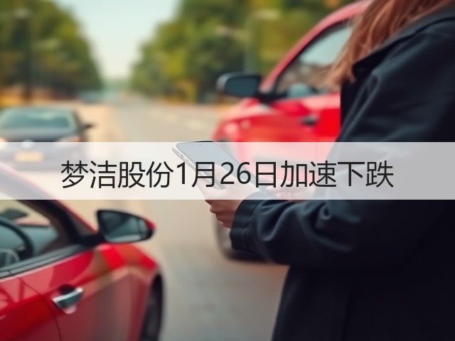 梦洁股份1月26日加速下跌(图1) 梦洁股份1月26日加速下跌(图1)