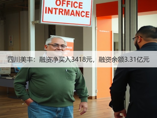 四川美丰:融资净买入3418元,融资余额3.31亿元(图1) 四川美丰:融资净买入3418元,融资余额3.31亿元(图1)