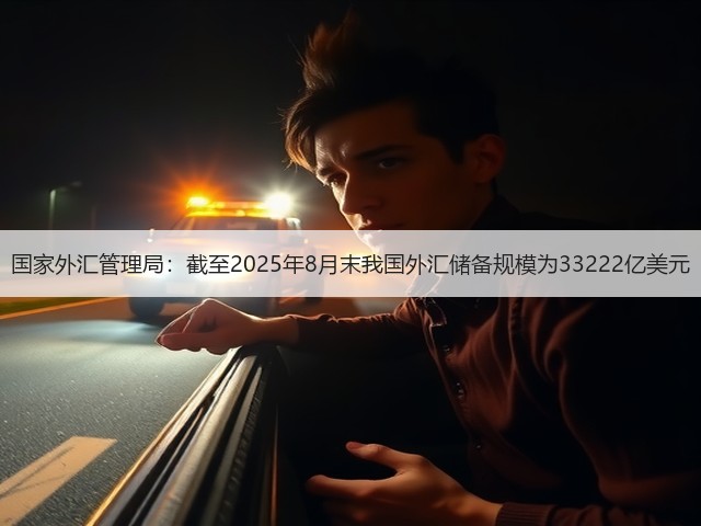 国家外汇管理局：截至2025年8月末我国外汇储备规模为33222亿美元(图1)