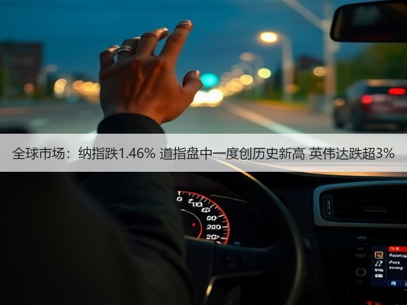 全球市场：纳指跌1.46% 道指盘中一度创历史新高 英伟达跌超3%
